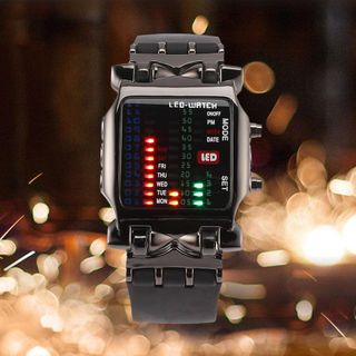 Mens LED Digital Wristwatch
