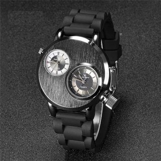 Mens Silicone Strap Watch