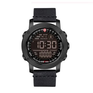 Leather Digital Wristwatch
