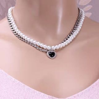 Women Double-layer Pearl Necklace