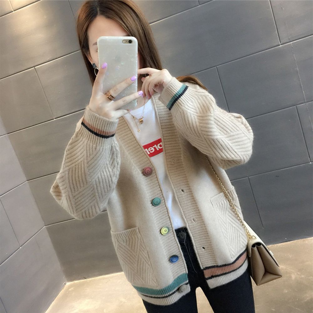 Cardigan korean sale style online