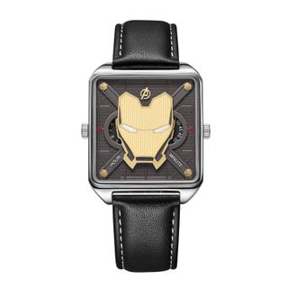Marvel Dimensional Square Leather Watch