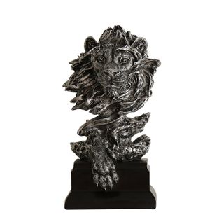Lion Statue Resin Animal Ornament Decor