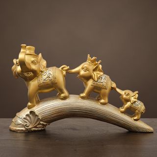 Elephants Sculpture for Tabletop Decor