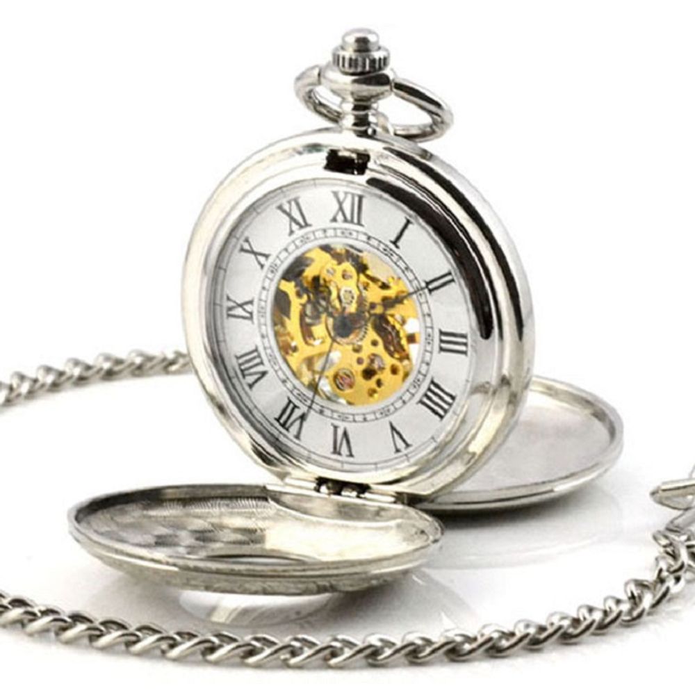 Buy Hollow Mechanical Pocket Watch Retro at the Best Price on MeanBuy