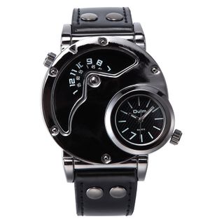 OULM Multi-function Time Zone Watch