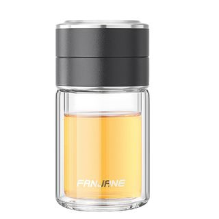 Double-Layer Glass Portable Tea Filter