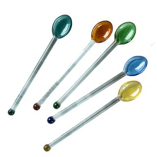 Heat-Resistant Glass Spoon Set of 5