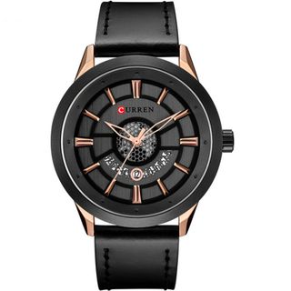 CURREN Casual Multi-Functional Leather Watch