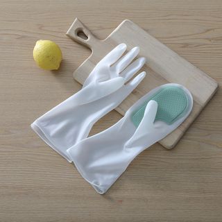 Latex Waterproof Dishwashing Gloves Set of 1