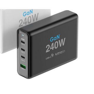 240W GaN Pro USB-C Fast Charge 4-port