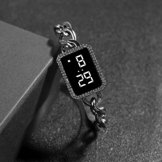 Diamond Square LED Watch