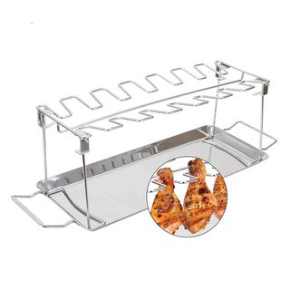 Stainless Steel Barbecue Rack with Tray