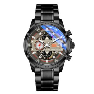 OLENSE Luminous Stainless Steel Watch