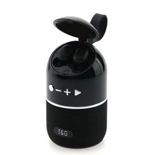 Wireless Mini Portable Speaker With Earbuds