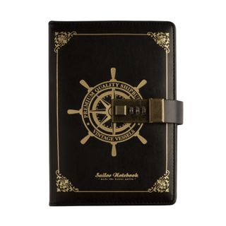 Vintage Leather Notebook Diary With Lock