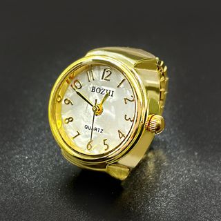 Unisex Quartz Analog Watch Ring