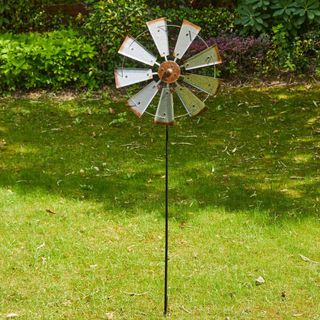 Outdoor Garden Metal Windmill