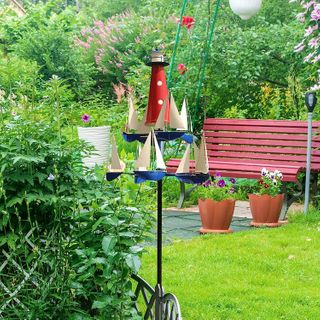 Kinetic Art Wind Sculpture Spinner