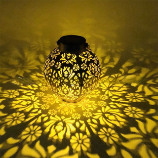 LED Solar Peony Flower Lantern