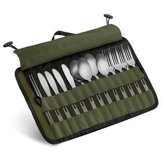 Camping Tableware Cutlery Roll Bag