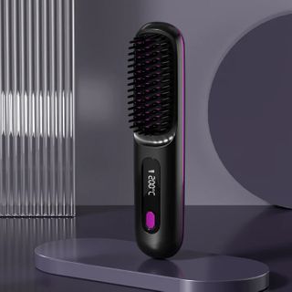 Wireless Electric Comb Hair Straightener