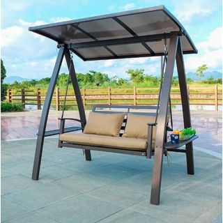 2 Seater Courtyard Outdoor Swing Chair