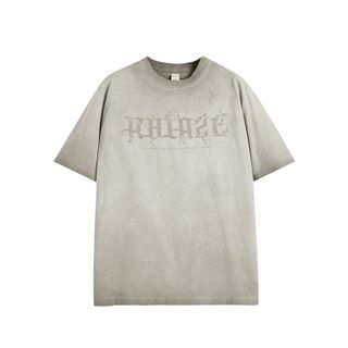 INF Mens New Gradient Spray Print Loose T-shirt