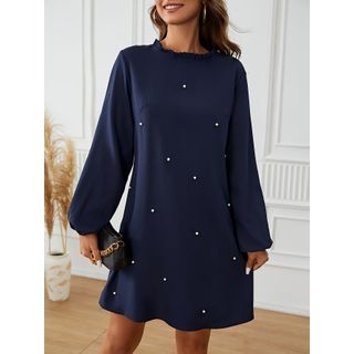 Women Fashionable Pearl Embellished Top