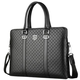 Mens Double-Layer Business Briefcase