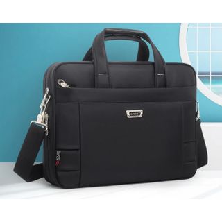 Mens Oxford Detachable Strap Laptop Bag