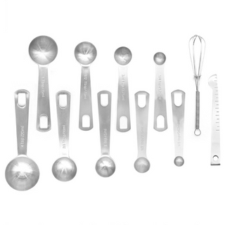 11 Pcs Steel Measuring Spoon Set