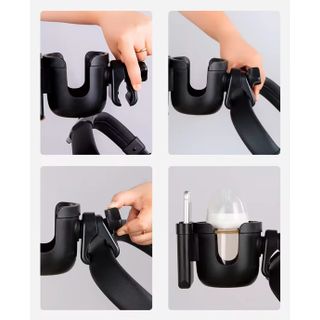 Stroller Cup Holder & Phone Storage