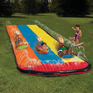 Triple Water Slide Inflatable Toy