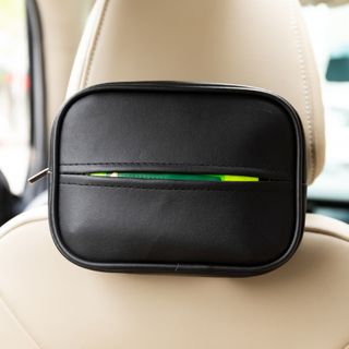 Universal Leather Car Seat Tissue Box