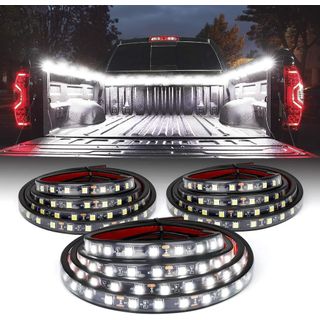 3 Pcs 60 Inch White LED Truck Lights Strip