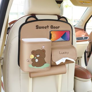 Cute Bear Back Seat Storage Rack