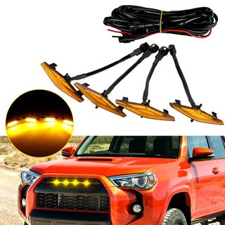 4 Pcs Smoked Mesh Light Toyota 4RUNNER