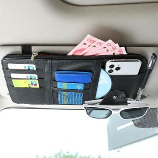 Car Sun Visor Zipper Style Organizer