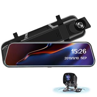 1080P HD 10 inch DVR Mirror Dual Lens Dash Cam