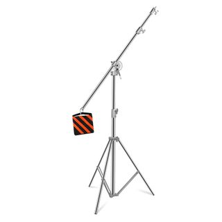 Stainless Steel 3.8m Dual-Purpose Light Stand