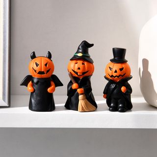 3 Pcs Halloween Pumpkin Doll Set