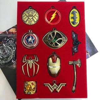 Marvel & DC Keychain Pendant Exquisite Box Set