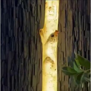 4m Outdoor FRP Glowing Birch Trunk