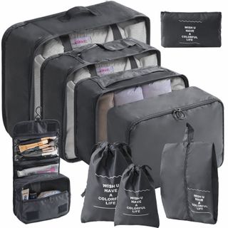 9 Pcs Set of Travel Storage Bag