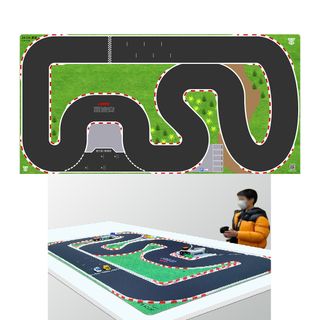 V64 Scene Race Track Runway Mat