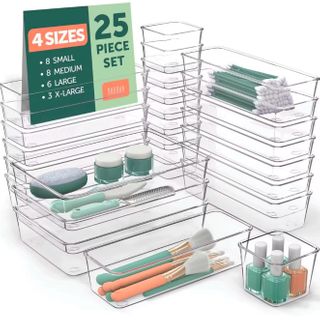 25 pcs Drawer Organizers & Storage Set