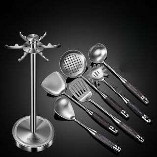 7 Pcs Stainless Steel Cooking Shovel Set