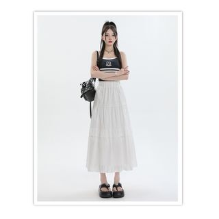 Women Cotton Fluffy Mid-Length Fairy Skirt