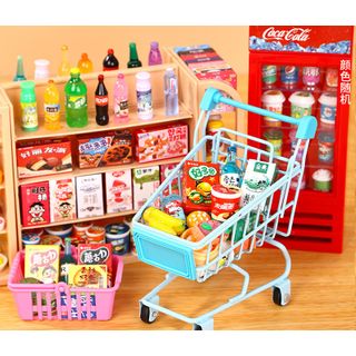 Mini Basket Miniature Supermarket Shopping Cart